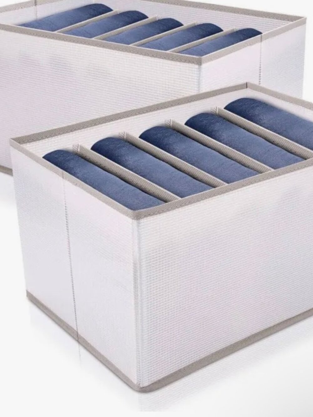 NEW SARORRA PVC MESH CLOTHING DRAWER ORGANIZER STORAGE 7 POCKETS INCLUDES 2